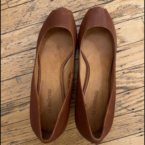 Le Chateau Peep-Toe Wedges - Picture 2 of 4